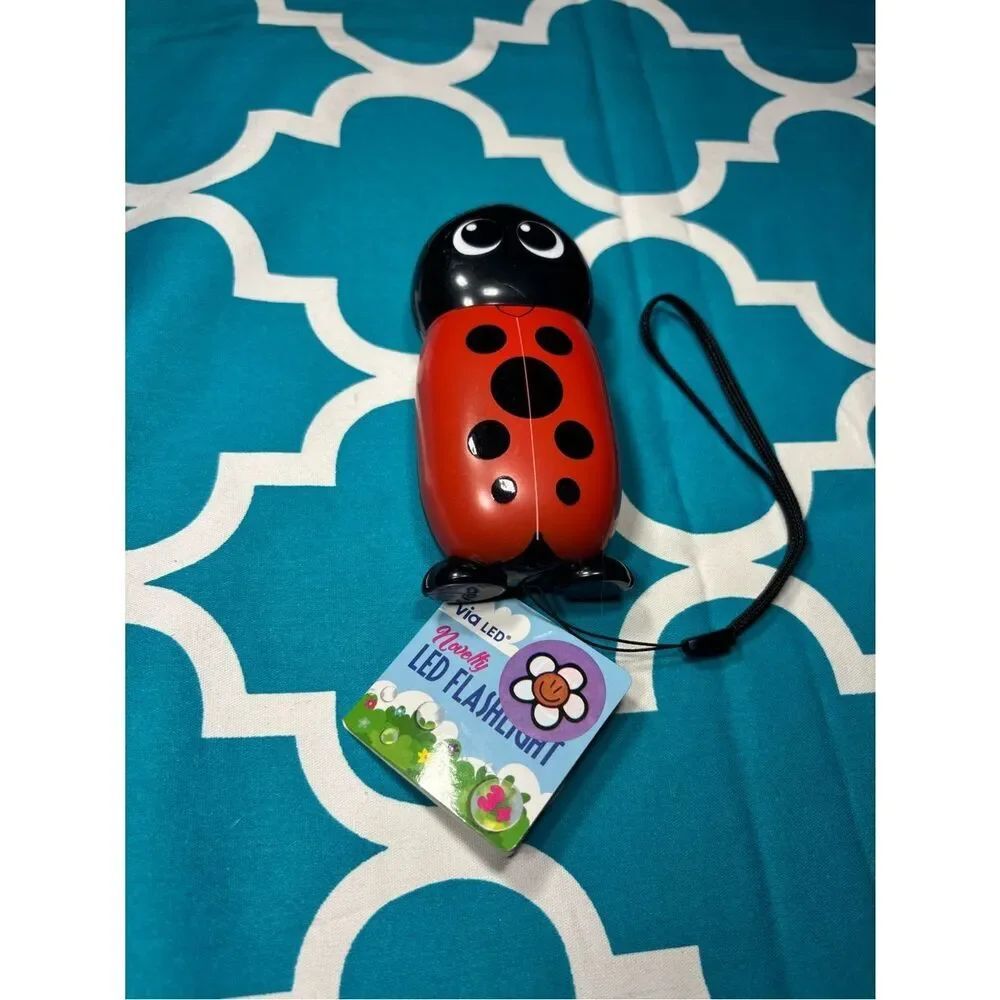 New Ladybug LED Flashlight - Red and Black Novelty